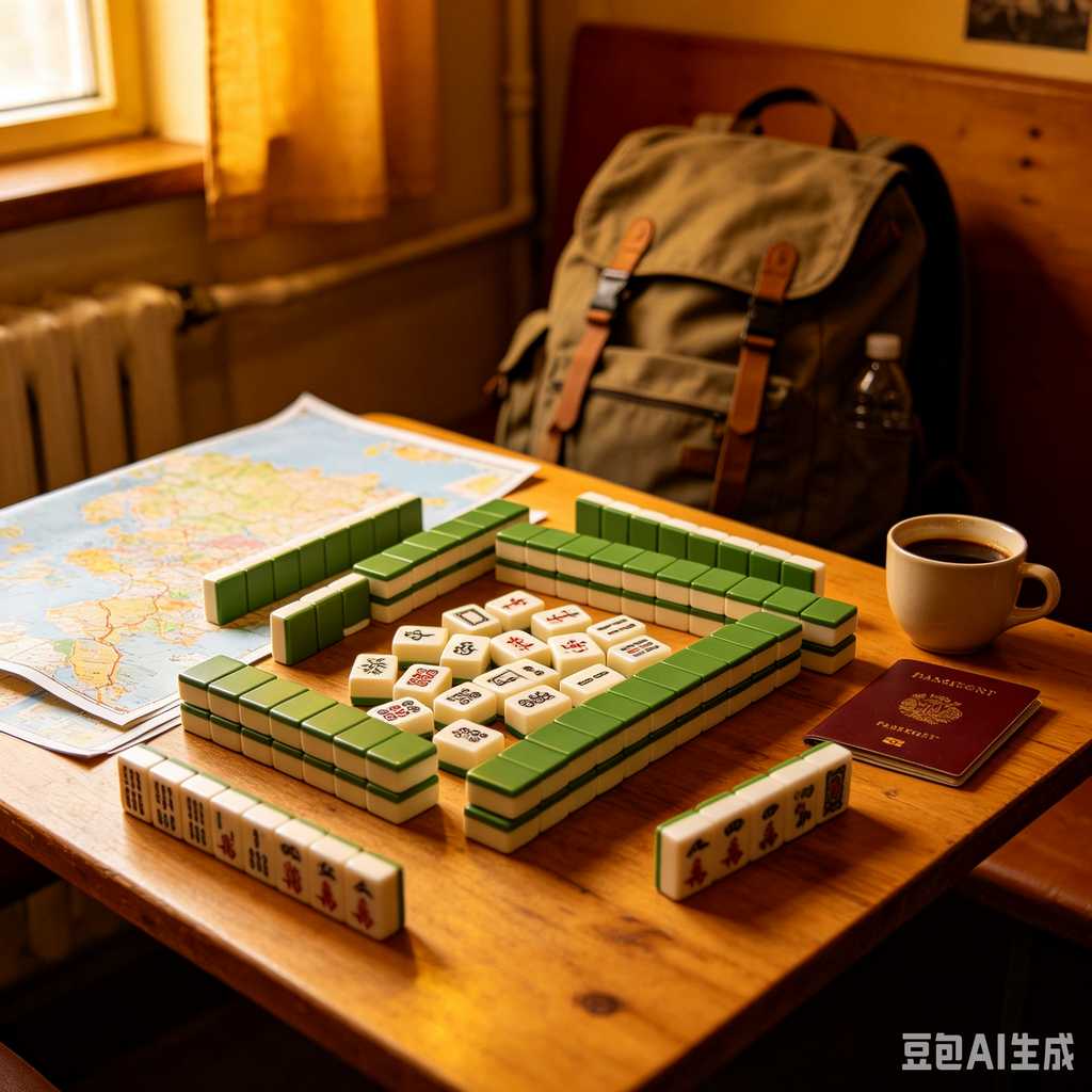 mah jongg set with carrying case