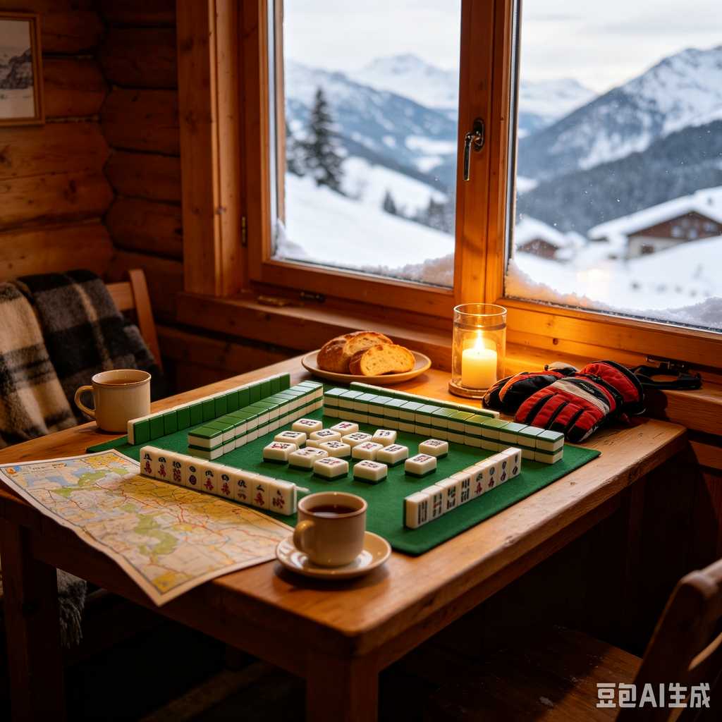 compact mahjong set with case