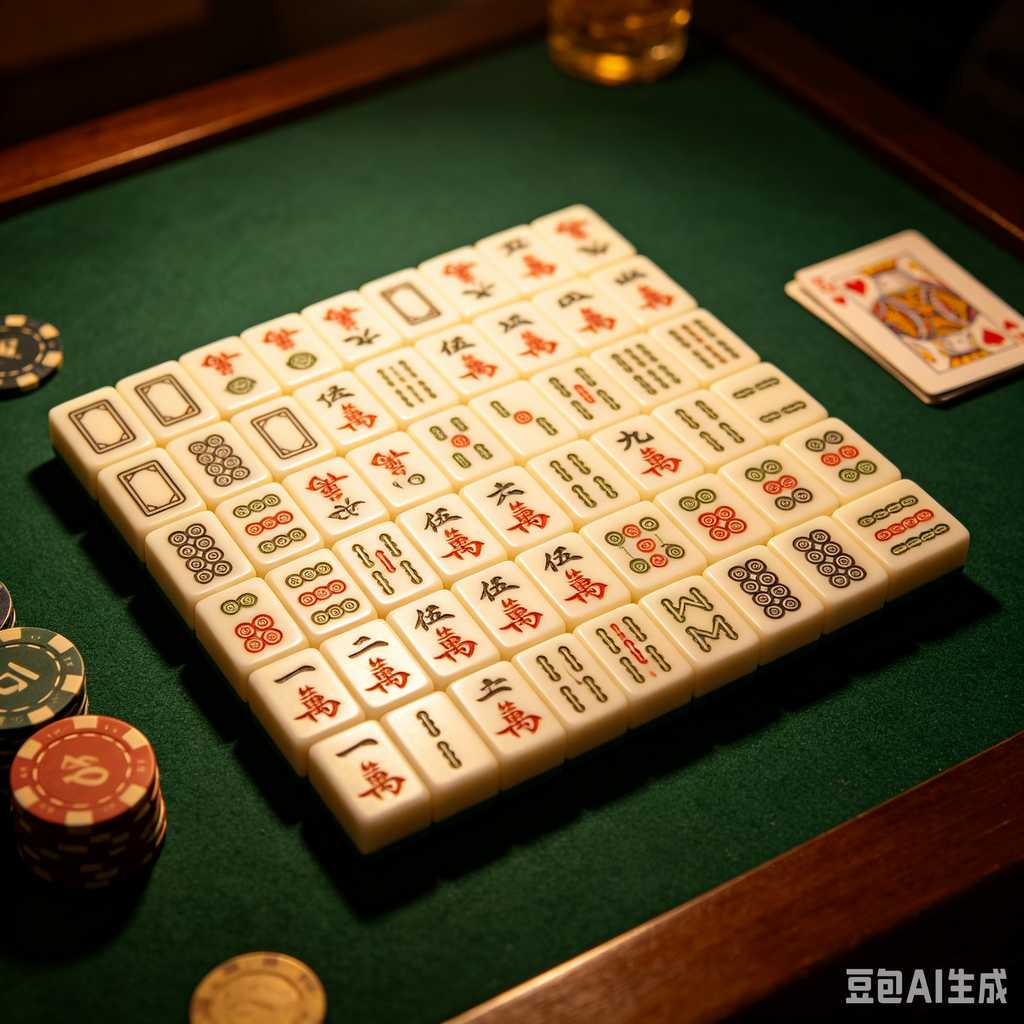 large print mahjong set