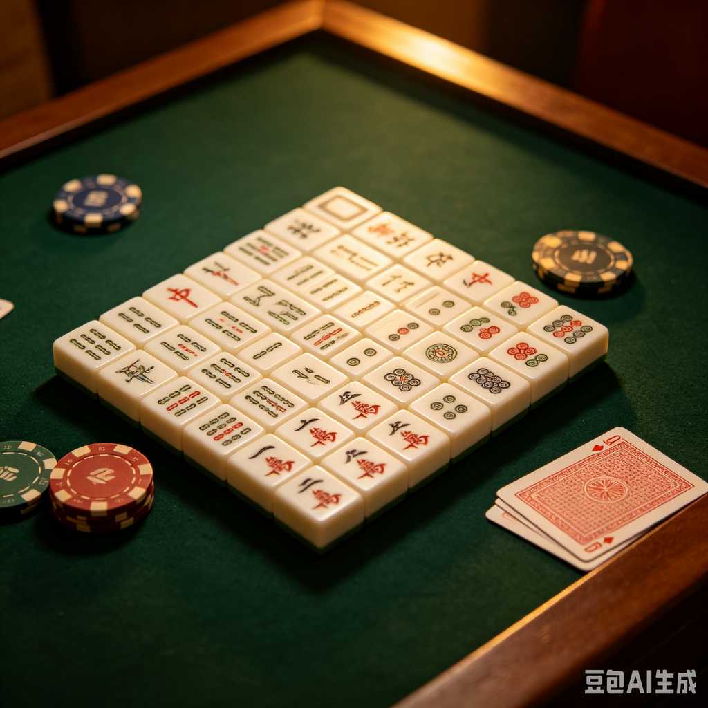 cute mini mahjong tiles set